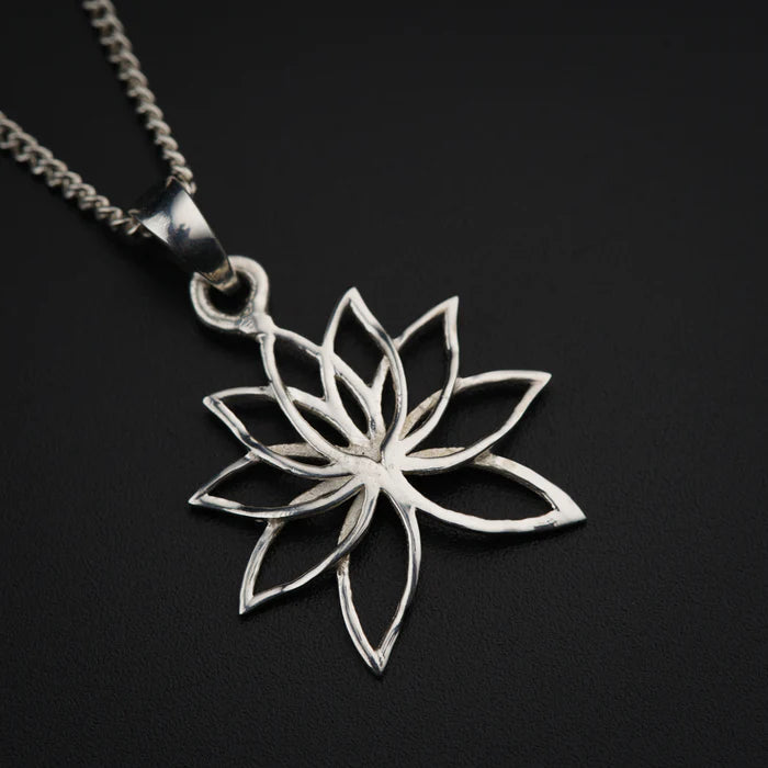 Lotus Charm Necklace